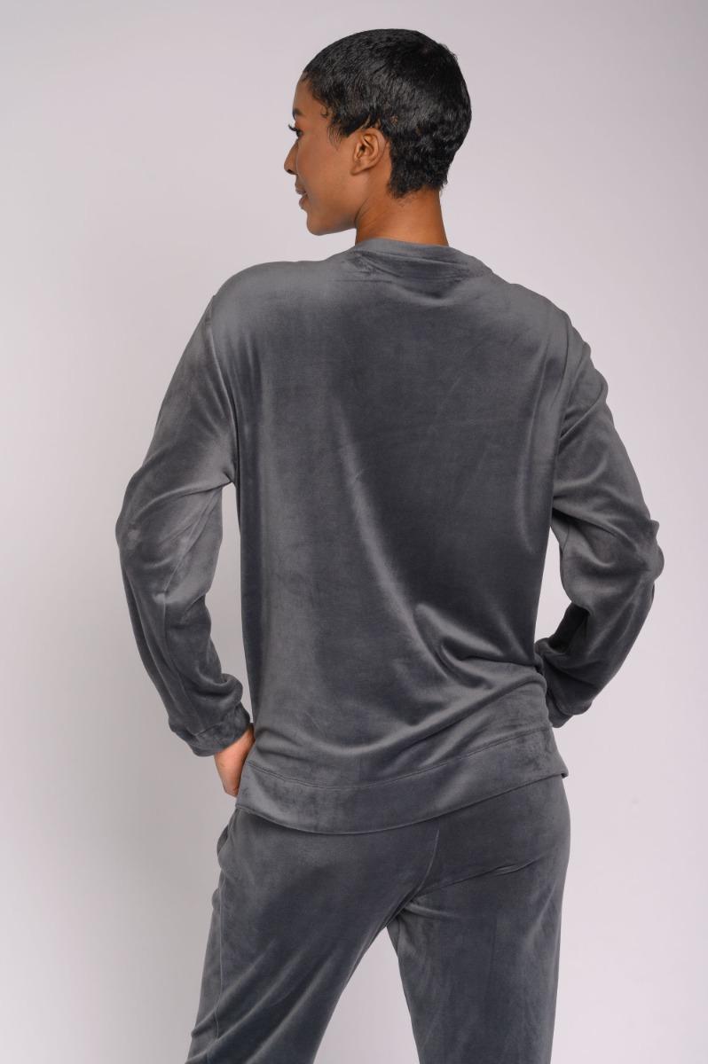 Contempo Velour Ls Top