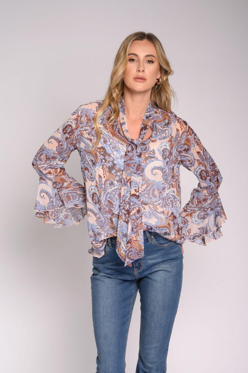 Contempo Woven Crinkle Top