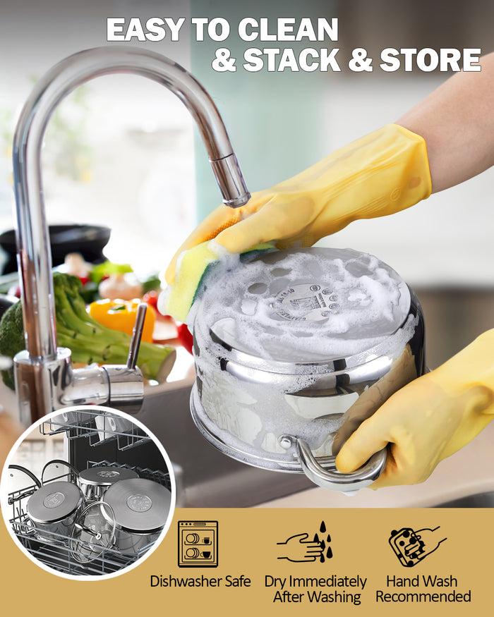 Cook N Home Cook N Home 16 Quart Stockpot With Lid Stainless Steel