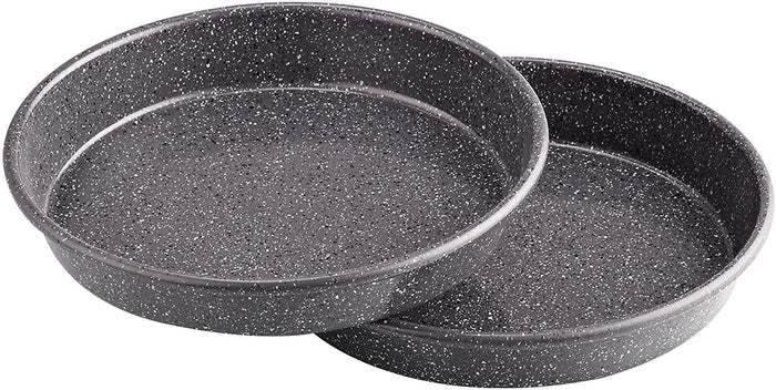Cook N Home Cook N Home 6-Piece Heavy Gauge Cake/Cookie/Muffin/Loaf Nonstick Bakeware Set Black