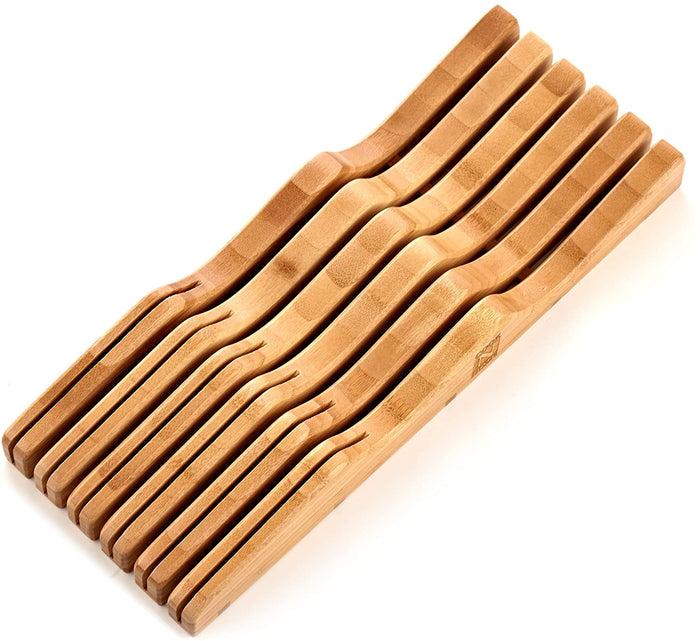 Cook N Home Cook N Home Bamboo Knife Storage In-Drawer Block
