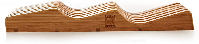 Cook N Home Cook N Home Bamboo Knife Storage In-Drawer Block