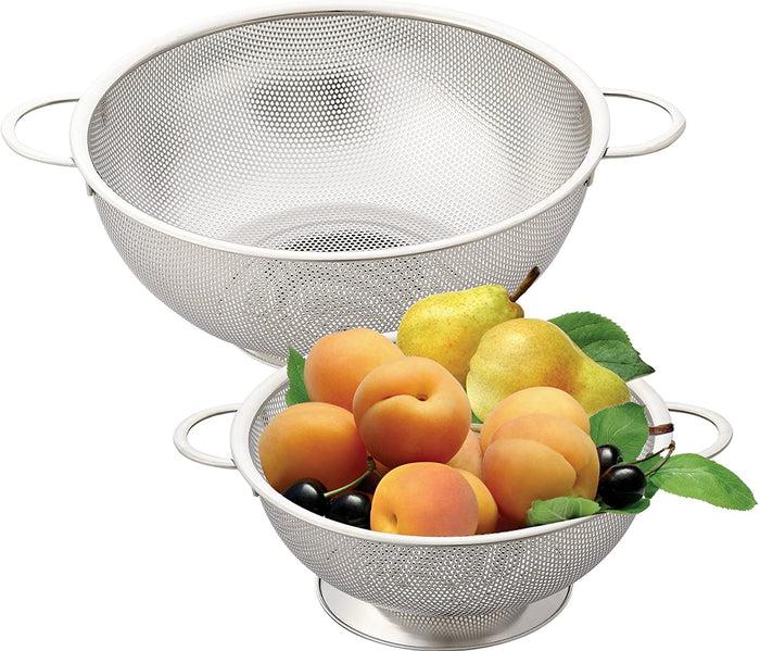 Cook N Home Cook N Home Micro Perforated Colander With Handle And Solid Base