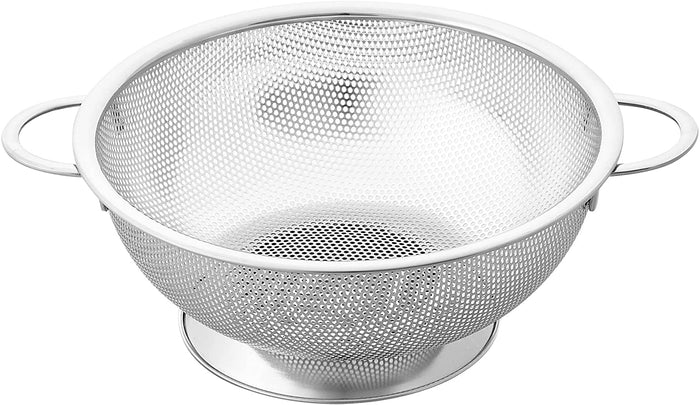 cook n home Cook N Home Micro Perforated Colander with Handle and Solid Base