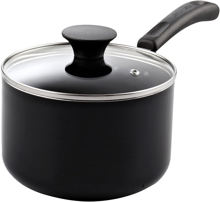 cook n home Cook N Home Nonstick Sauce Pan with Glass Lid 2-Qt Multi-purpose Pot Saucepan Kitchenware Black Aluminum cook n home Cook N Home Nonstick Sauce Pan with Glass Lid 2-Qt Multi-purpose Pot Saucepan Kitchenware Black Aluminum