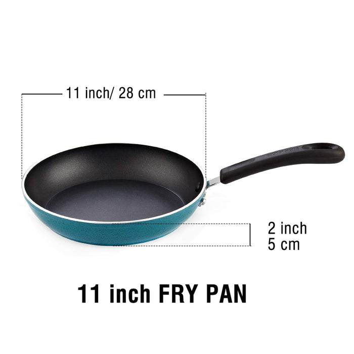 Cook N Home Cook N Home Nonstick Saute Fry Pan 11-Inch Turquoise