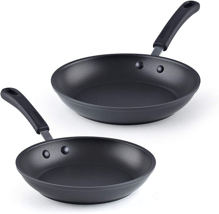 cook n home Cook N Home Nonstick Saute Fry Pan (8"/9.5")2 Piece Professional Hard Anodized Frying Pan Cookware Sets Dishwasher Safe with Stay-Cool Handles Black cook n home Cook N Home Nonstick Saute Fry Pan (8"/9.5")2 Piece Professional Hard Anodized Frying Pan Cookware Sets Dishwasher Safe with Stay-Cool Handles Black