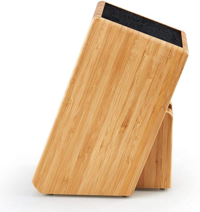 Cook N Home Cook N Home Universal Knife Storage Holder 5.5x5.5x10-inch Bamboo