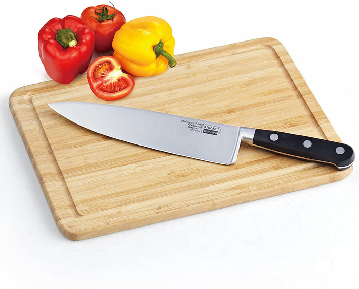 Cook N Home Cooks Standard 8-Inch/20cm Stainless Steel Chef's Kitchen Knife Multi Purpose 8-Inch 8" Black