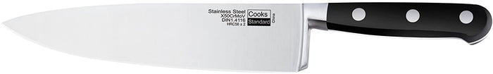 Cook N Home Cooks Standard 8-Inch/20cm Stainless Steel Chef's Kitchen Knife Multi Purpose 8-Inch 8" Black