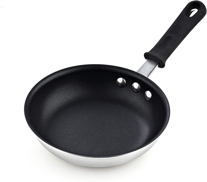 cook n home Cooks Standard Saute Pan Nonstick Frying Pan 8-Inch Durable Heavy Duty Professional Aluminum Non-Stick Skillet Pan
