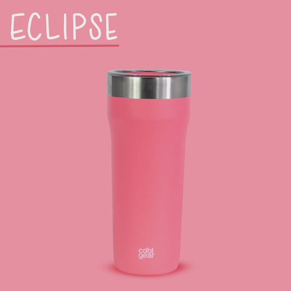 COOL GEAR 2-Pack 30 Ounce Eclipse Stainless Steel Tumbler | Slide & Sip Lid