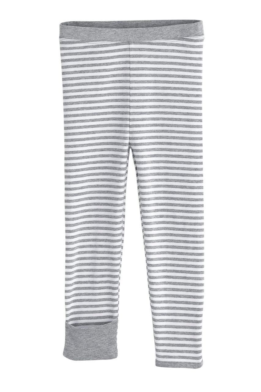 coolibar Baby LumaLeo Leggings | Grey/White