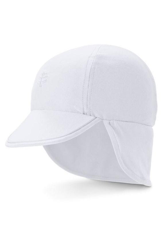 coolibar Baby Splashy All Sport Hat | White