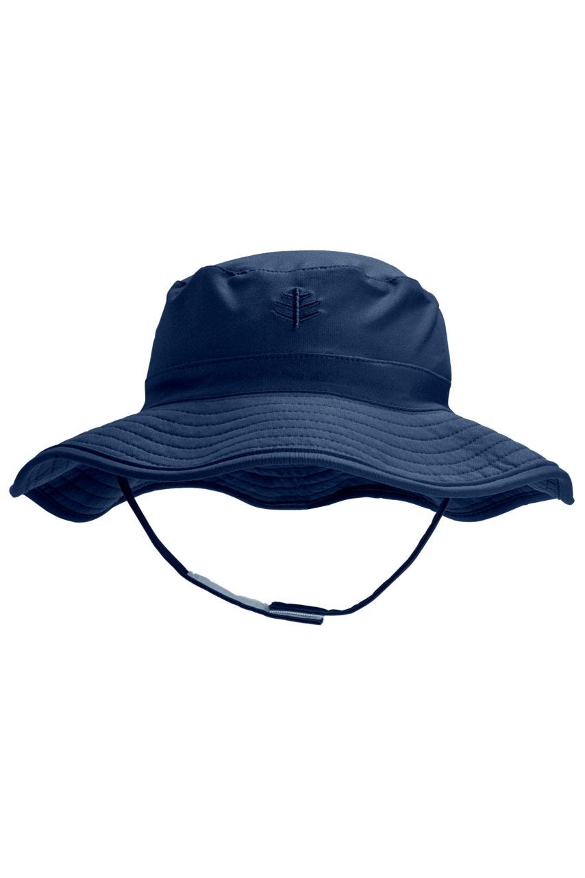 coolibar Baby Splashy Bucket Hat | Navy