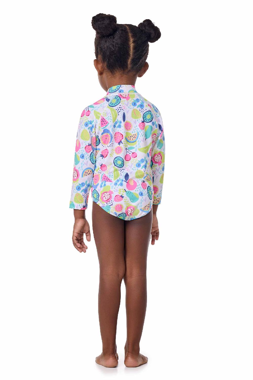 Coolibar Baby Wave One-Piece Swimsuit | White