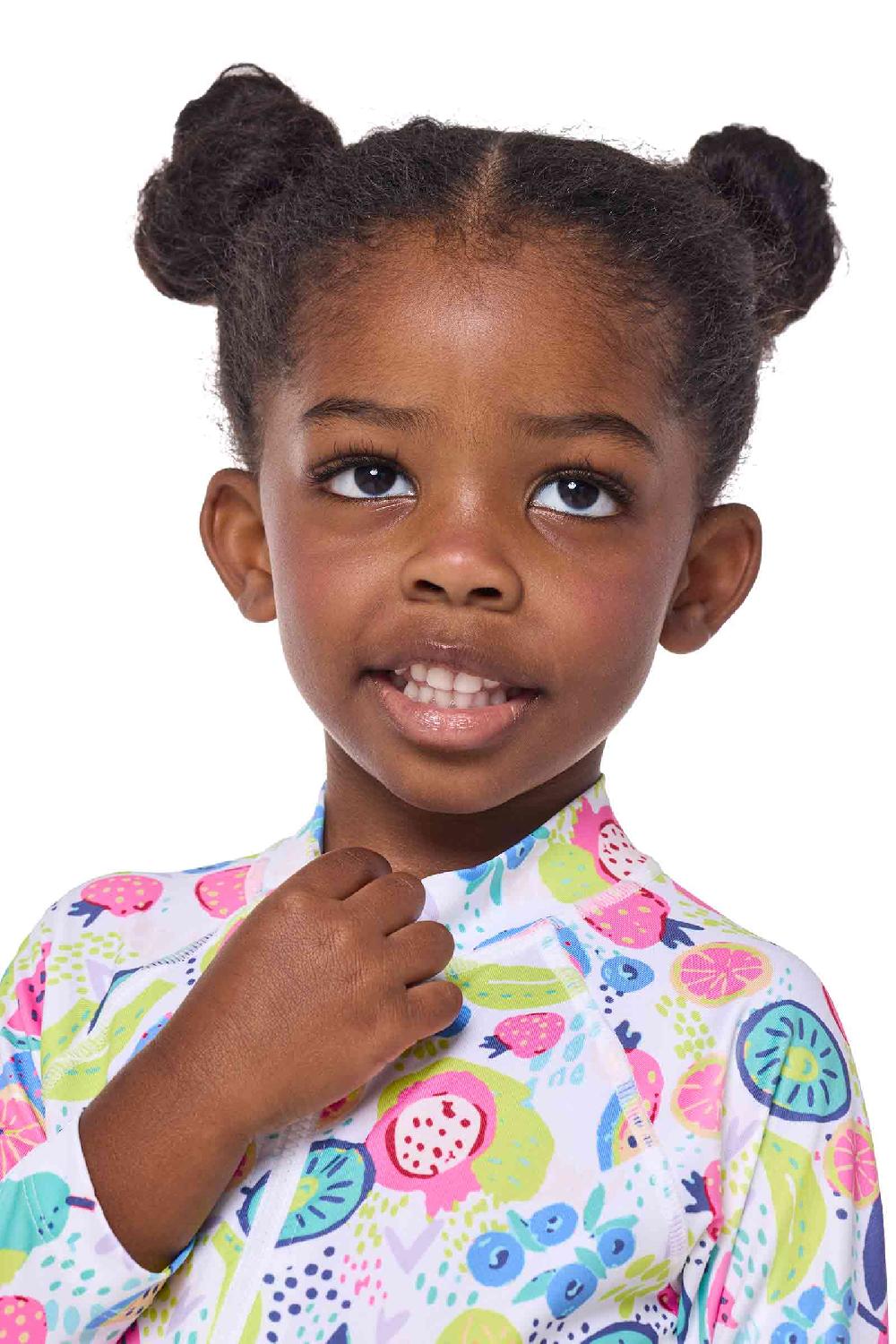 Coolibar Baby Wave One-Piece Swimsuit | White