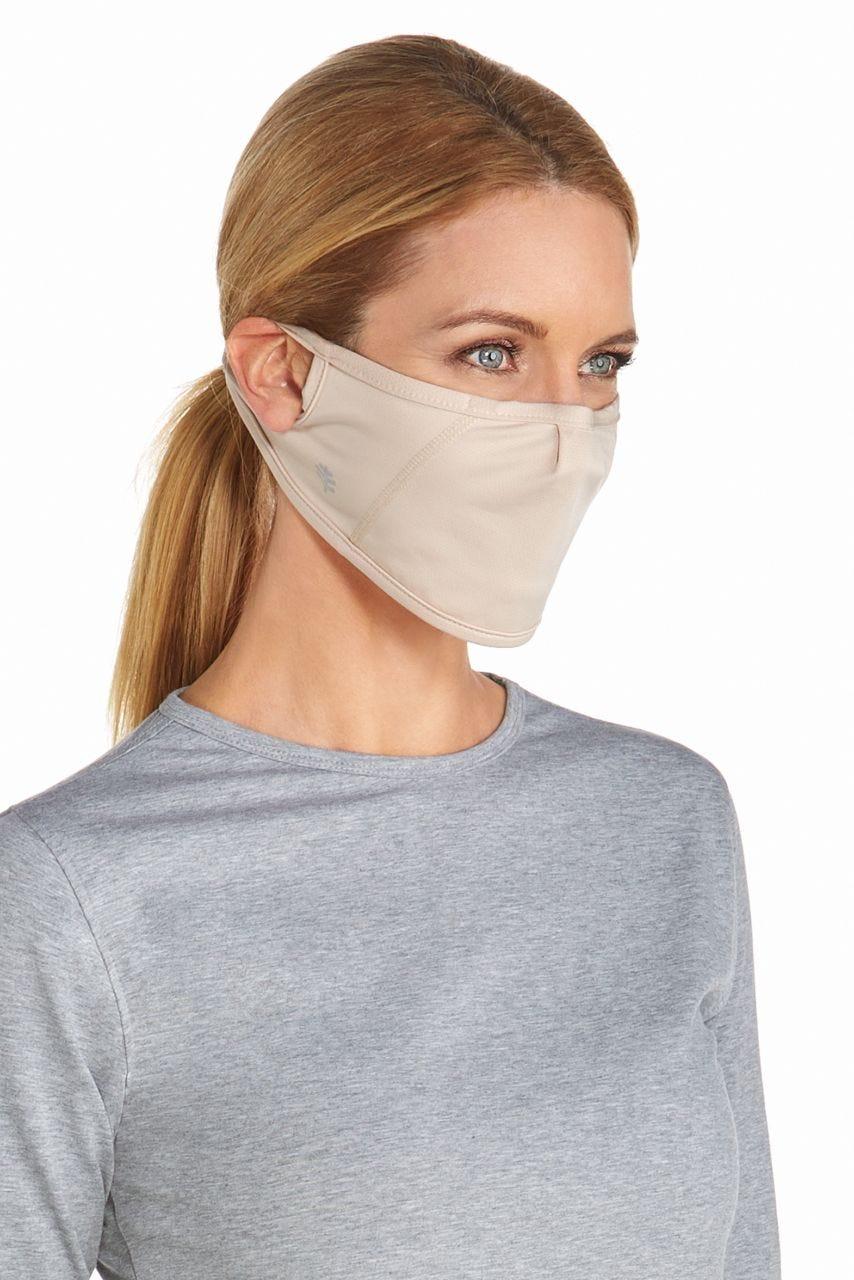 Coolibar Blackburn UV Mask | Beige