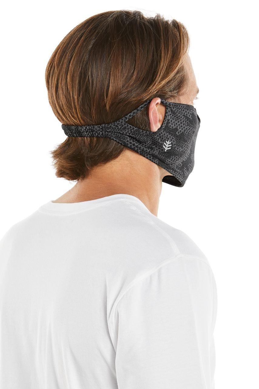 Coolibar Blackburn UV Mask | Charcoal Coolibar Camo