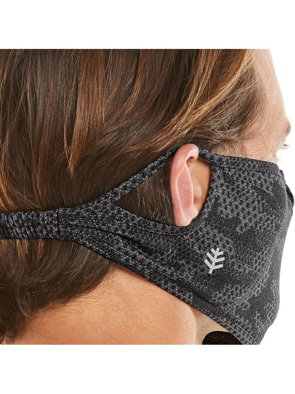Coolibar Blackburn UV Mask | Charcoal Coolibar Camo