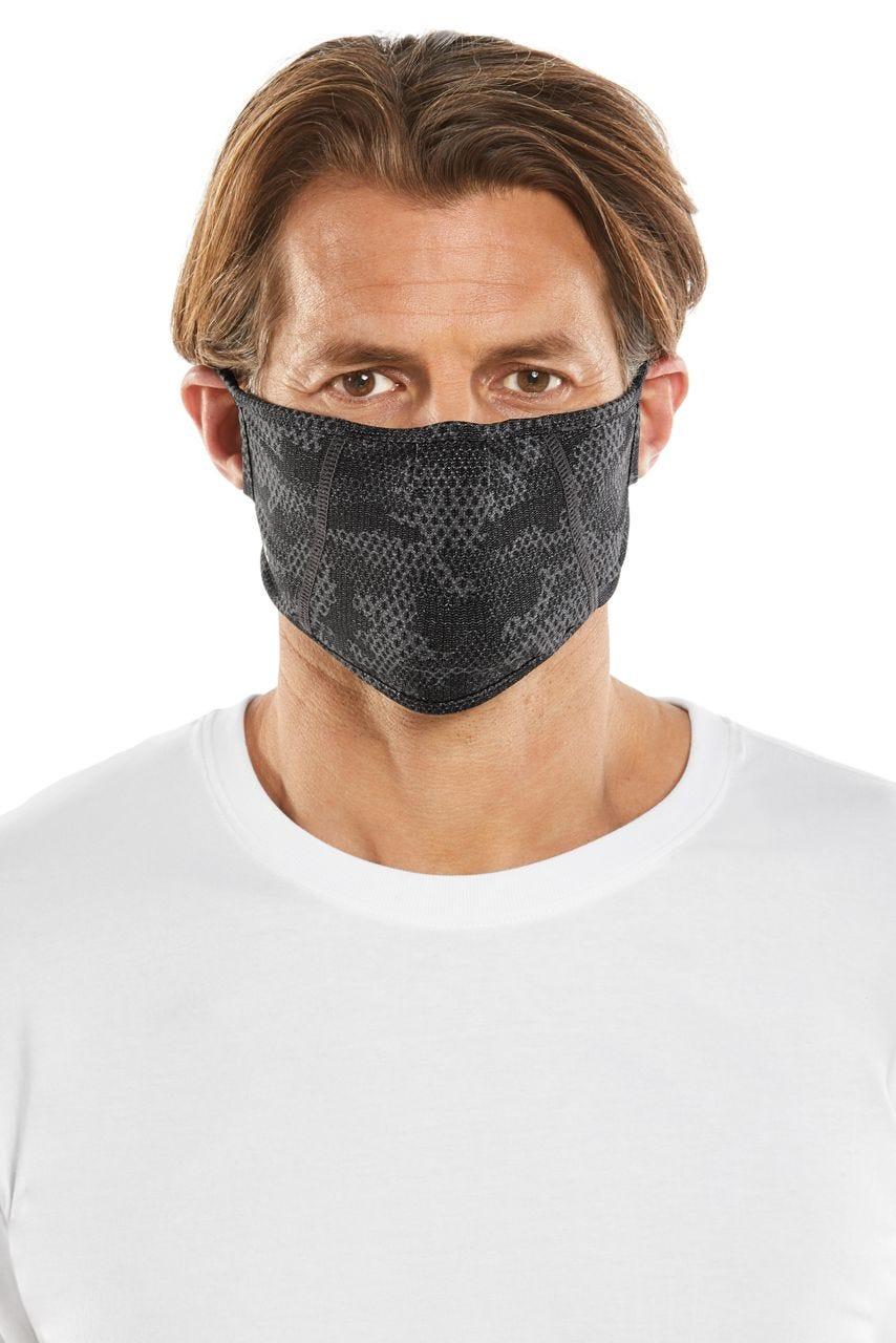 coolibar Blackburn UV Mask | Charcoal Coolibar Camo