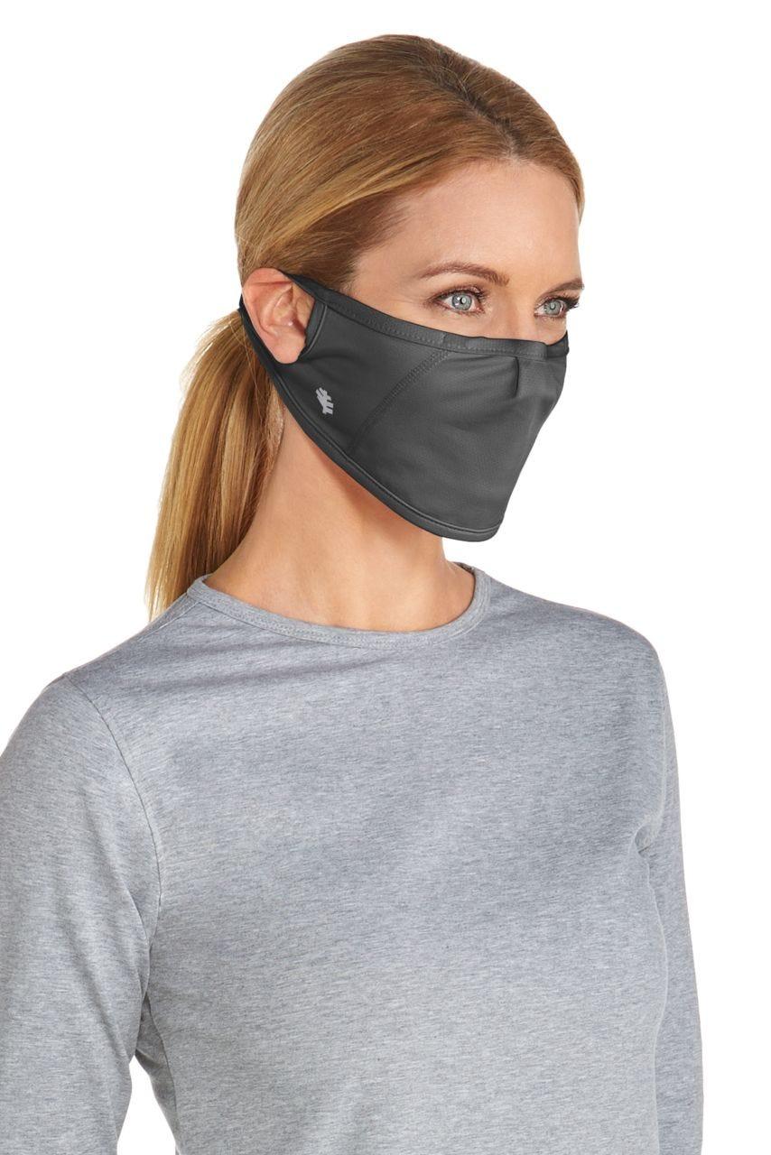 coolibar Blackburn UV Mask | Charcoal