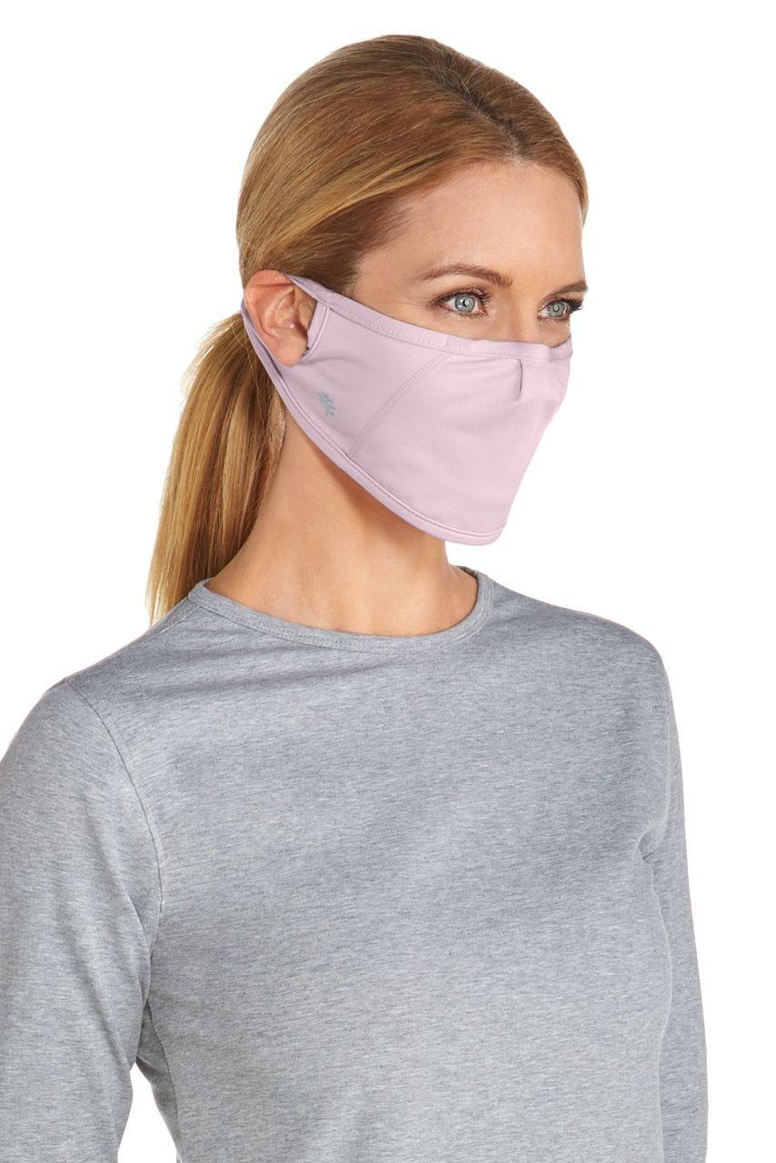 Coolibar Blackburn UV Mask | Dusty Mauve