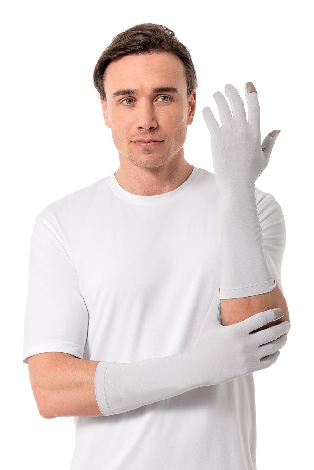 Coolibar Bona UV Mid Length Gloves | Sleek Grey