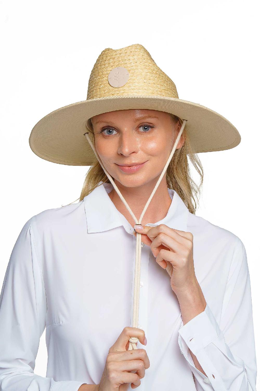 Coolibar Bondi - Lifeguard Straw Hat | Natural