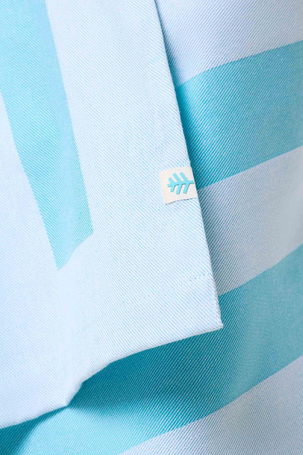 Coolibar Bonita Beach Towel | Coolibar Blue Stripe