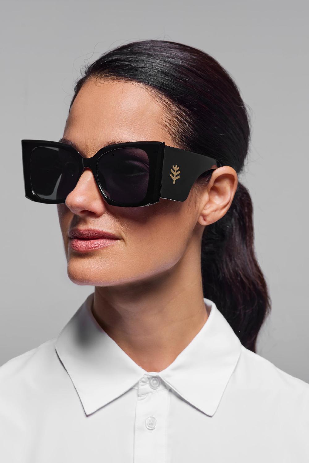 Coolibar Grandview Fashion Sunglasses | Black