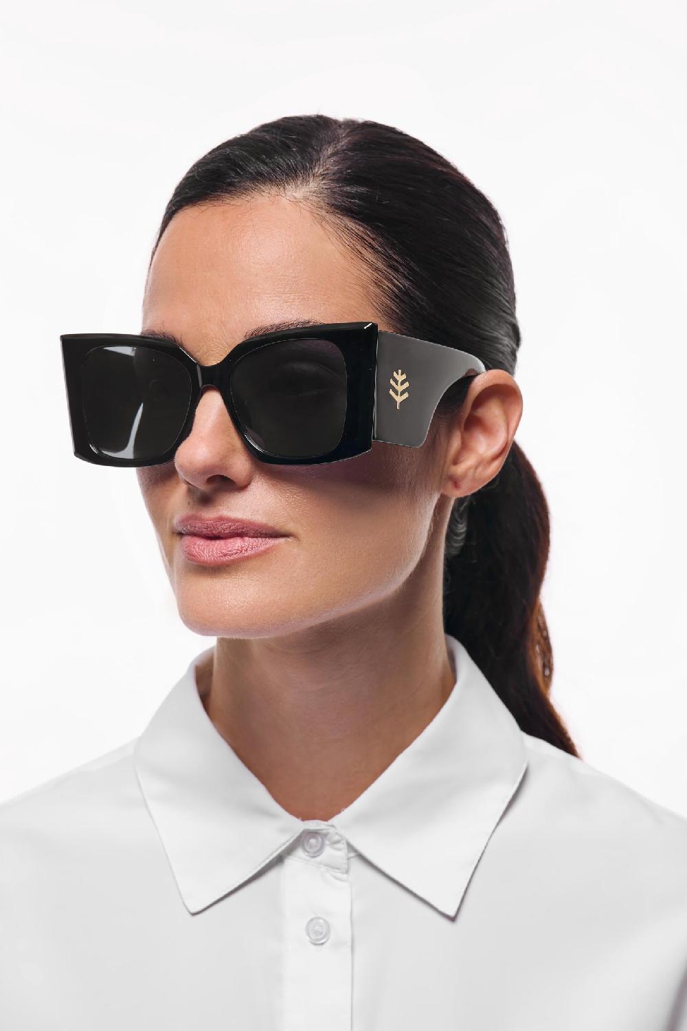 Coolibar Grandview Fashion Sunglasses | Black