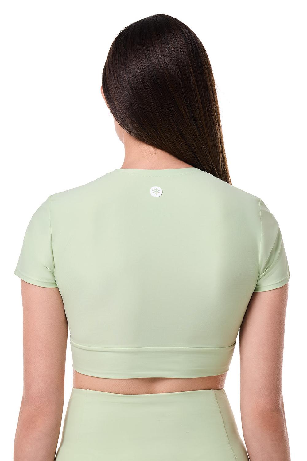 Coolibar Hibiscus Island Crop Swim Tee | Seedling