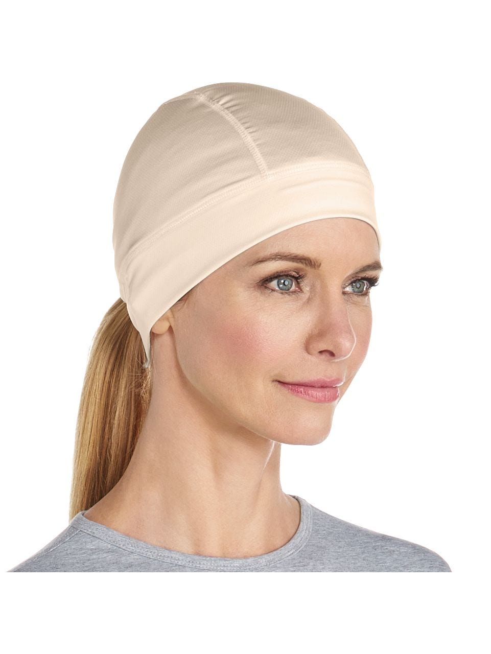 Coolibar Hubbard UV Skull Cap | Beige