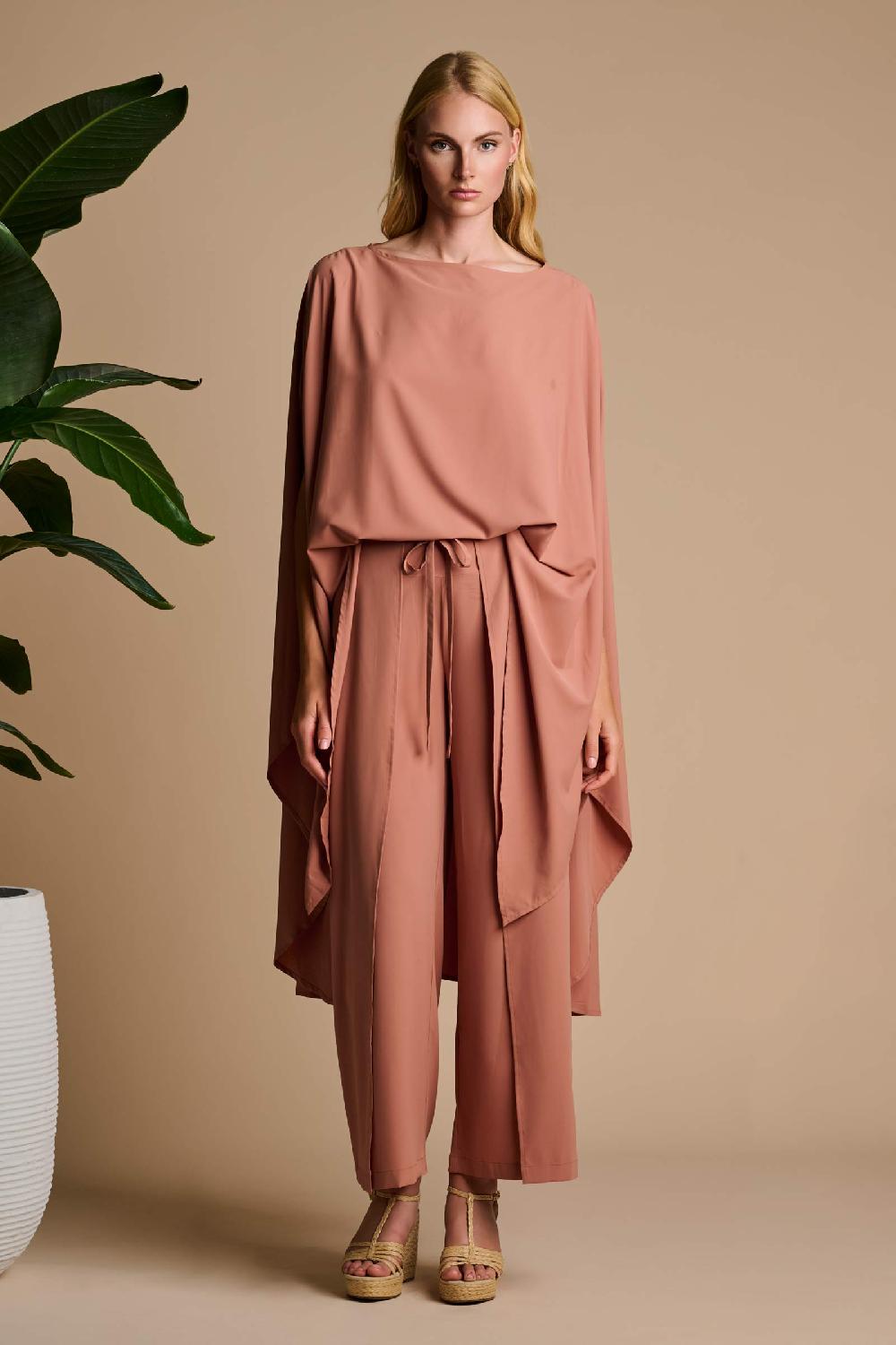 coolibar Hydra Sun Poncho | Mocha Mousse