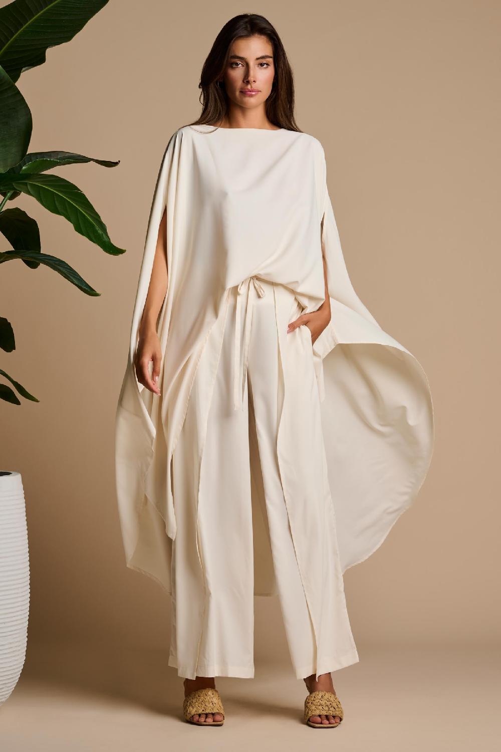 Coolibar Hydra Sun Poncho | Vanilla