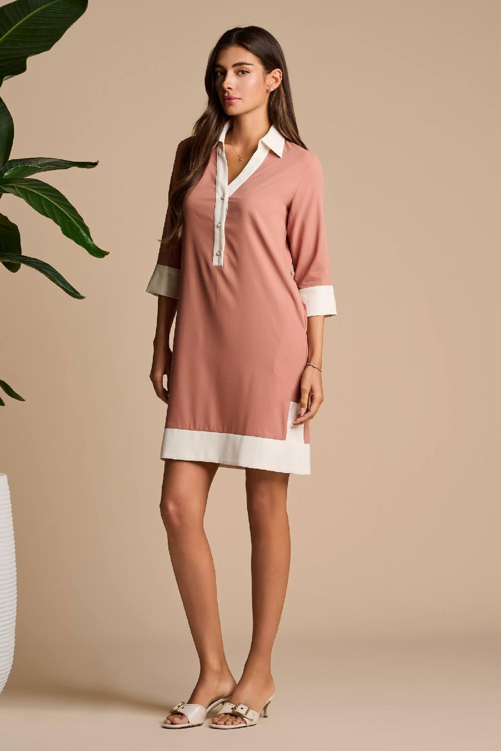 Coolibar Icaria Tunic Dress | Mocha Mousse