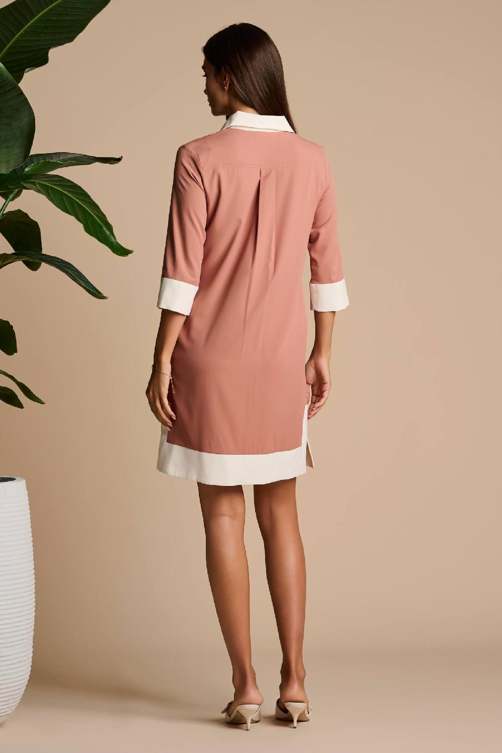 Coolibar Icaria Tunic Dress | Mocha Mousse