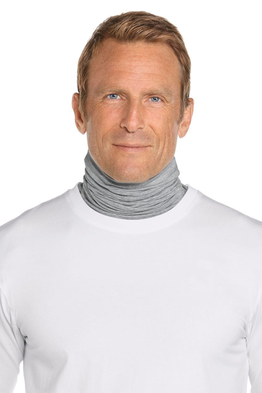Coolibar Key West Sun Neck Gaiter | Grey Heather