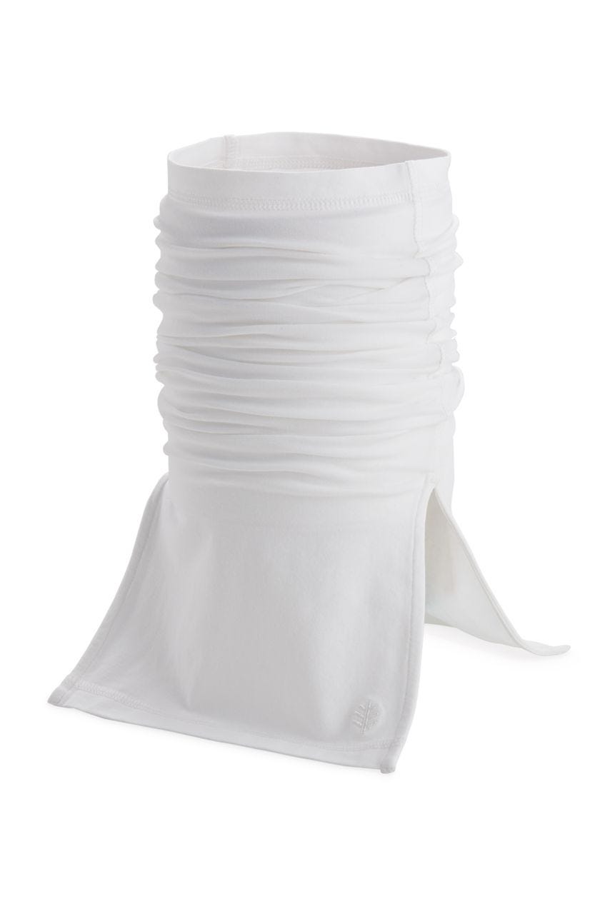 Coolibar Key West Sun Neck Gaiter | White