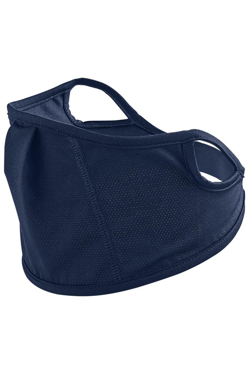 coolibar Kid's Blackburn Face Mask | Navy