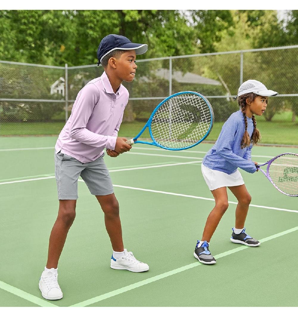 Coolibar Kid's Lenny Sport Cap | Navy/White