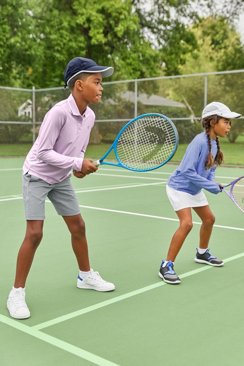 Coolibar Kid's Lenny Sport Cap | Navy/White