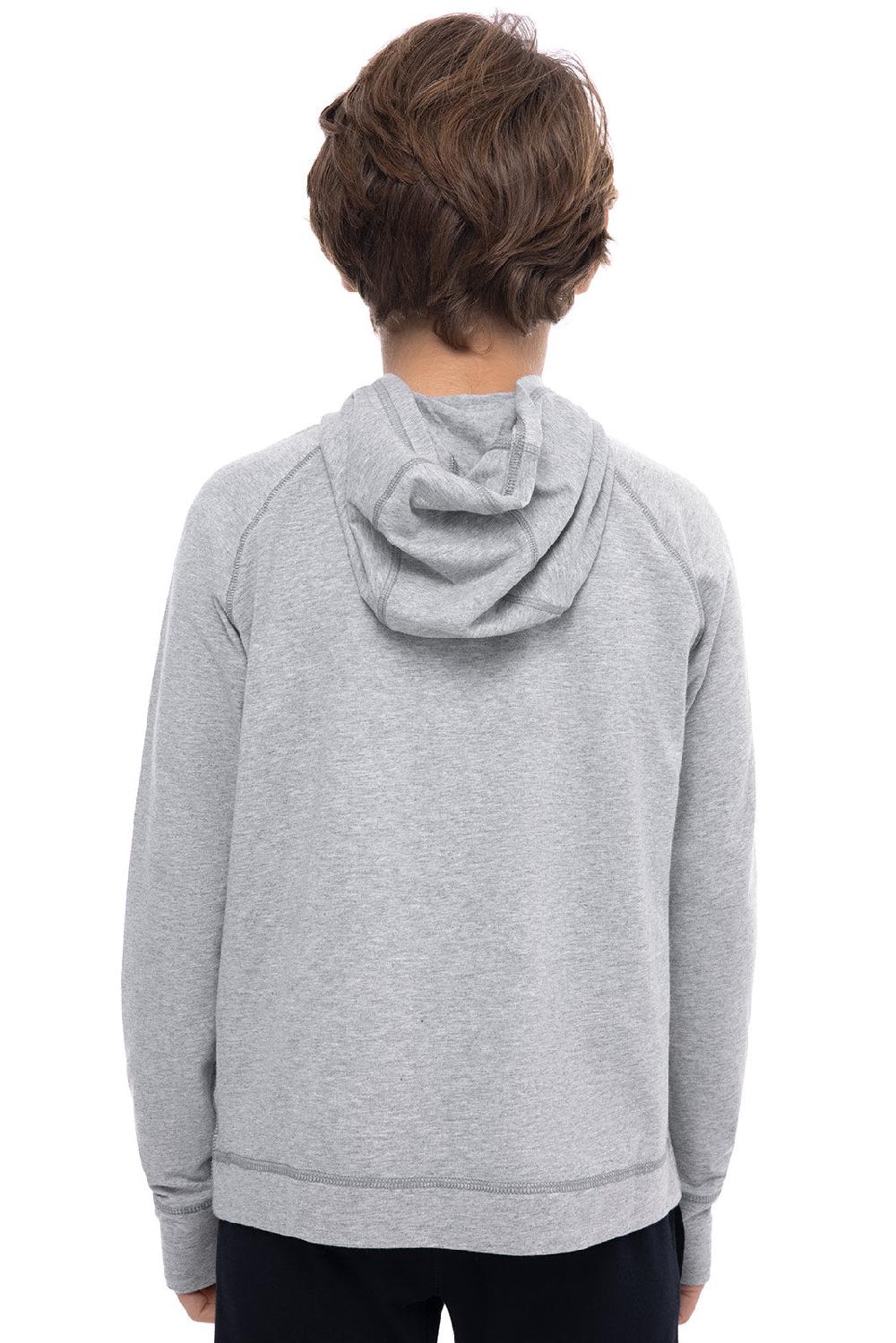 Coolibar Kid's LumaLeo Hoodie | Grey Heather