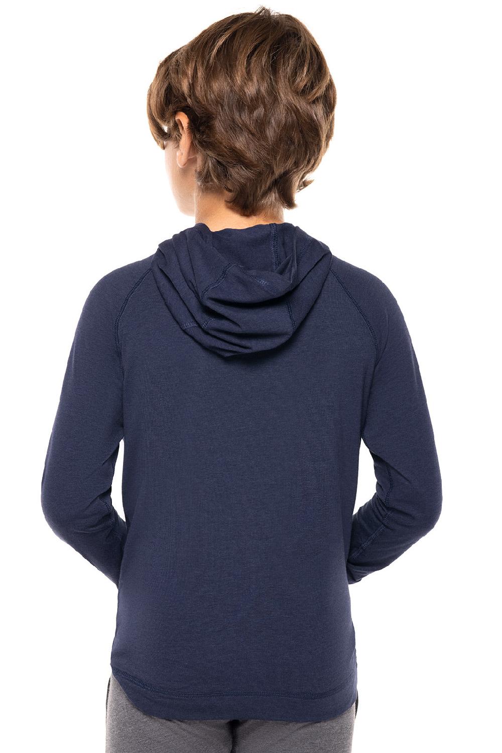 Coolibar Kid's LumaLeo Hoodie | Navy