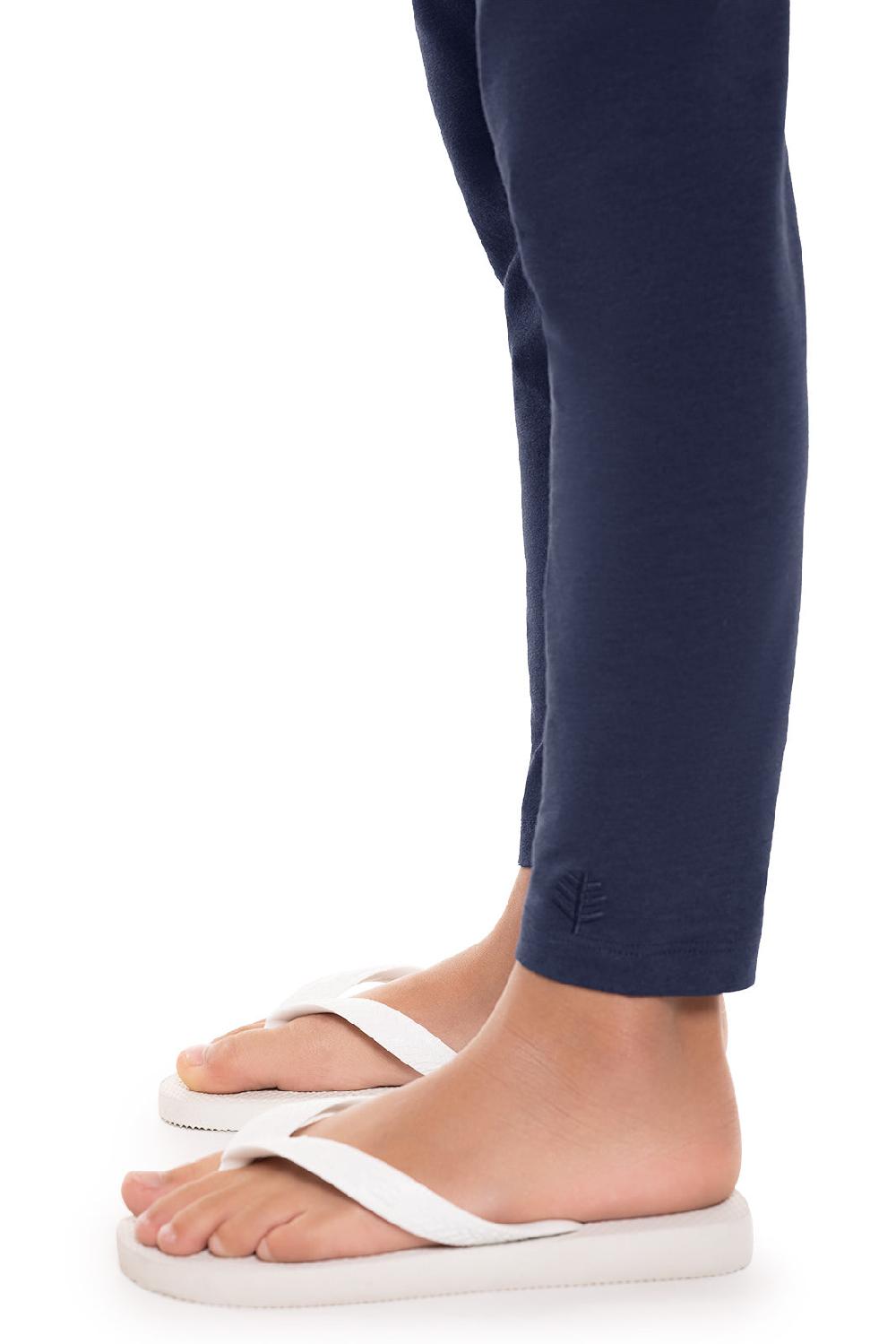 Coolibar Kid's Monterey Summer Leggings | Navy