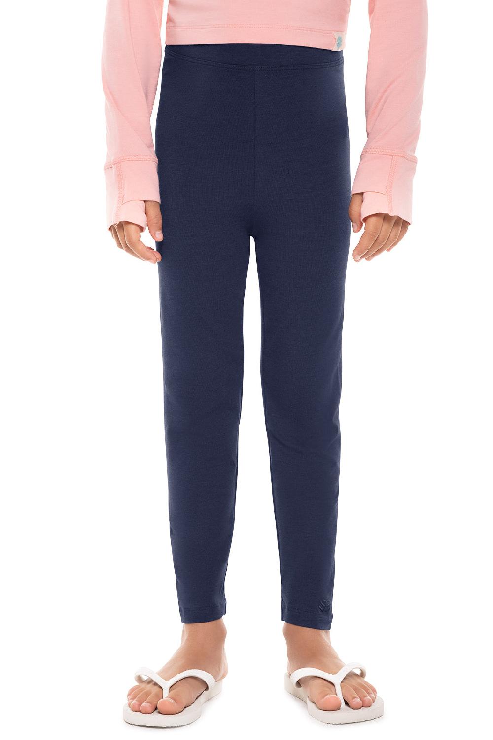 coolibar Kid's Monterey Summer Leggings | Navy