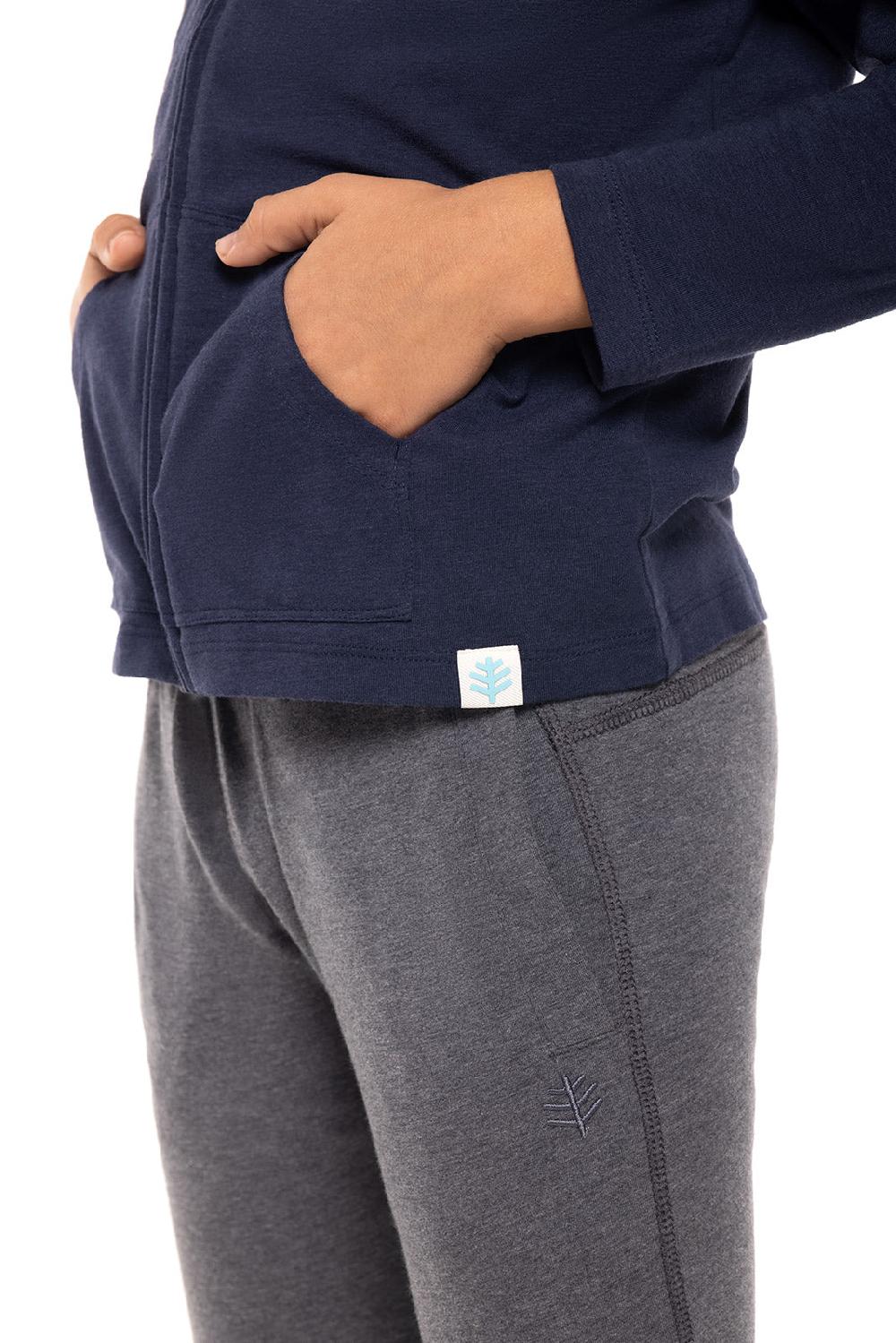 Coolibar Kid's Seaside Hoodie | Navy