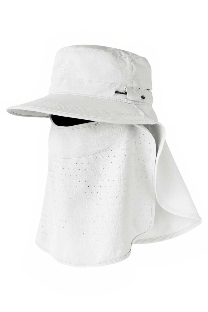 coolibar Kid's Stevie Ultra Sun Hat | White
