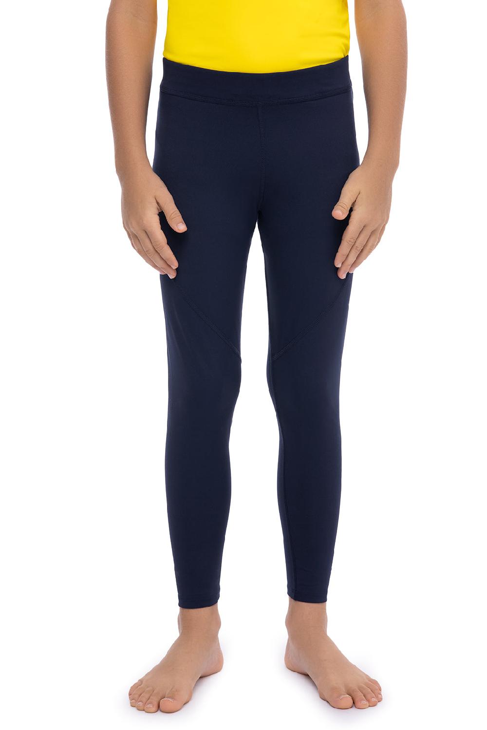 coolibar Kid's Wave Swim Tights | Navy